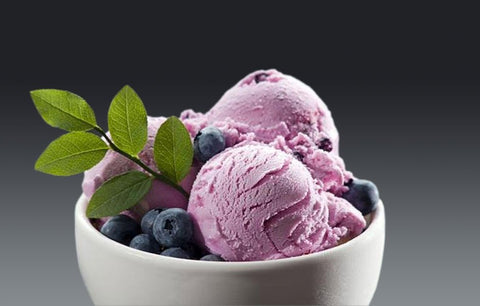 Blueberry Lemon Oil Gelato