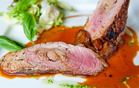 Brined Pork Tenderloin with Blackberry Ginger Hoisin Glaze