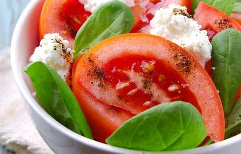 Caprese Goat Cheese Salad