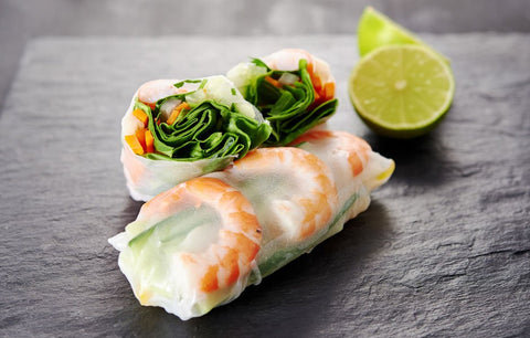 Fresh Shrimp Salad Rolls