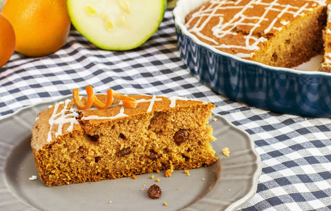 Ginger-Orange Zucchini Bread with Orange Glaze