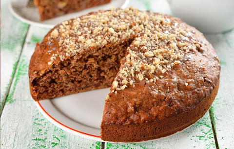 Greek Honey, Walnut & Brandy Cake