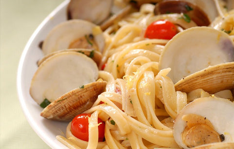 Linguini Vongele with Cherry Tomatoes