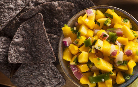 Fresh Mango Salsa with Mango Balsamic
