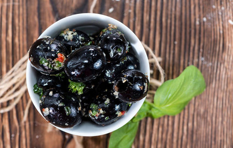 Marinated Black Olives