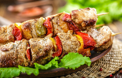 Minty Maple Lamb Skewers