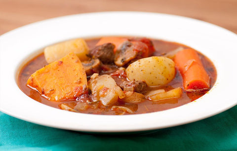 Rustic Vegetable Beef Crockpot Soup