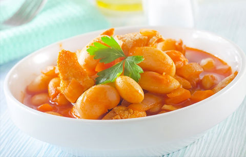Squash, Corn & Lima Bean Soup