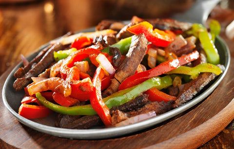 Steak Fajitas with Honey Ginger Balsamic
