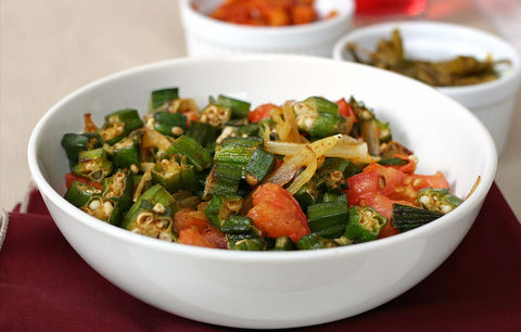 Stewed Okra and Tomato