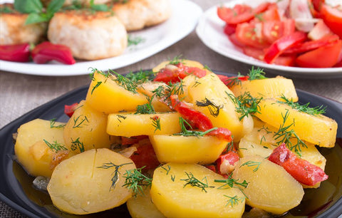 Tuscan Potatoes with Peppers