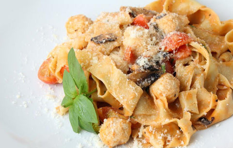 Veggie and Chicken Sausage Ragu