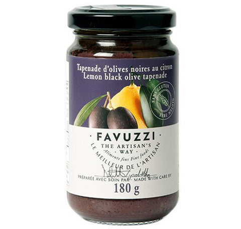 Favuzzi: Lemon Black Olive Tapenade