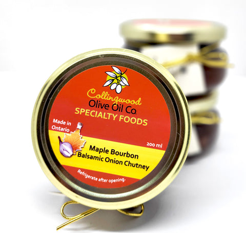 Maple Bourbon Balsamic Onion Chutney